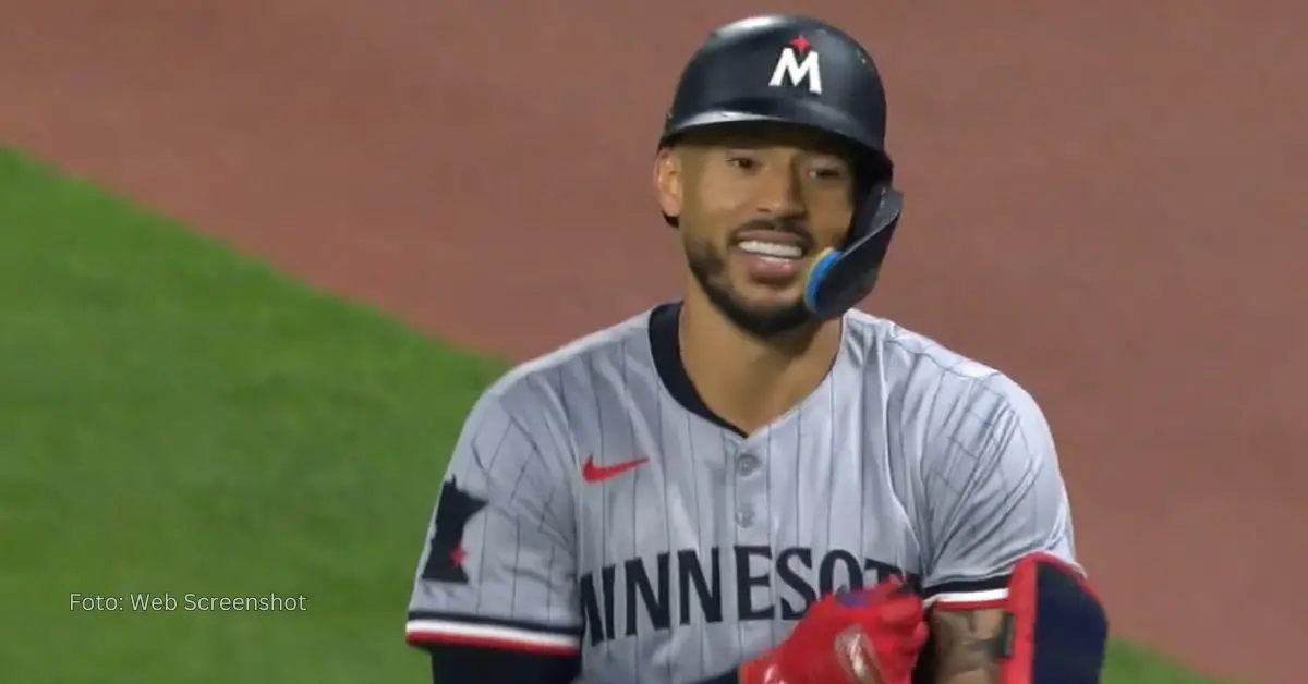 Boricua Carlos Correa celebrando con Minnesota