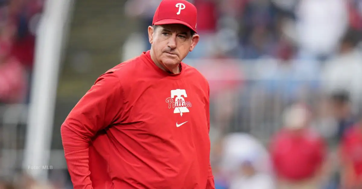 Rob Thompson en un juego de Philadelphia Phillies